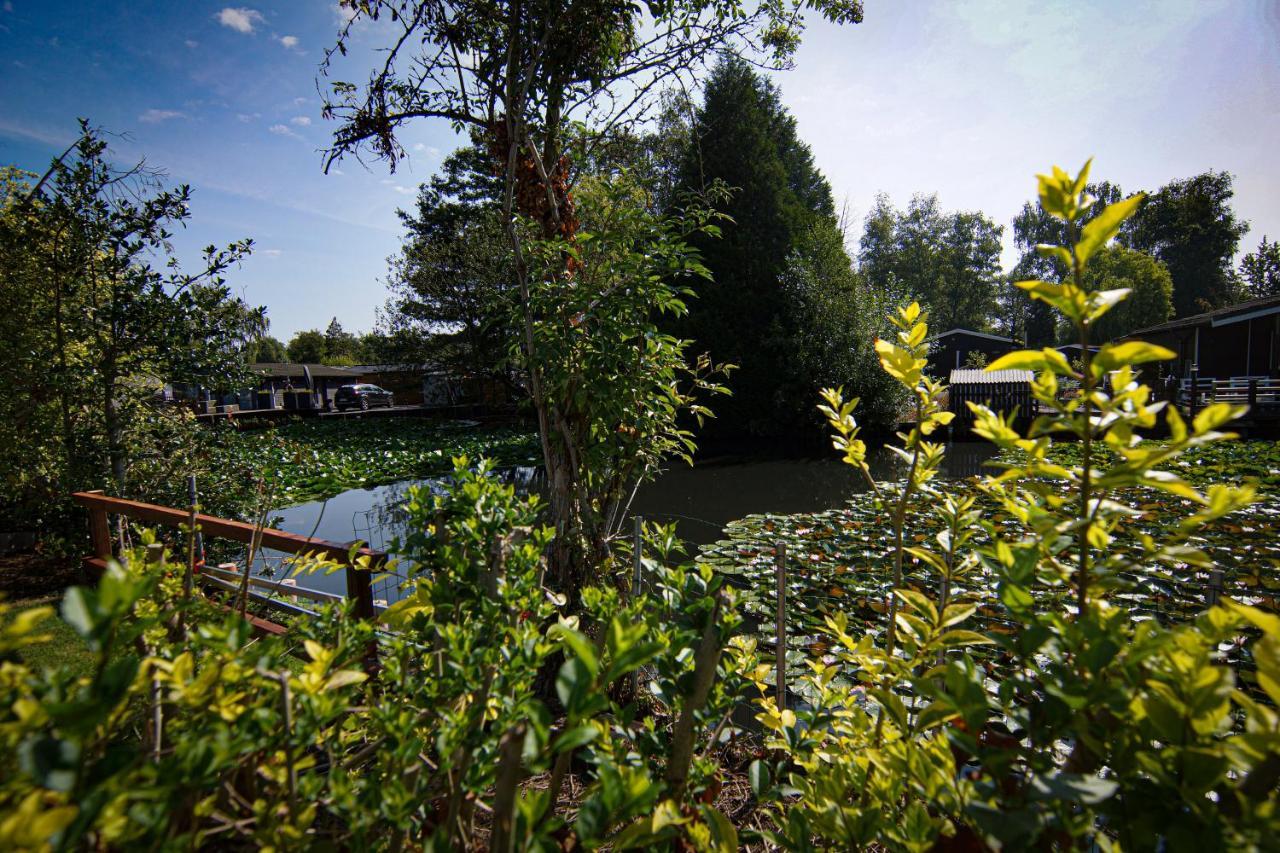 Rustig Gelegen Chalet Kapeki Met Tuin Aan Het Water Geel Exteriér fotografie